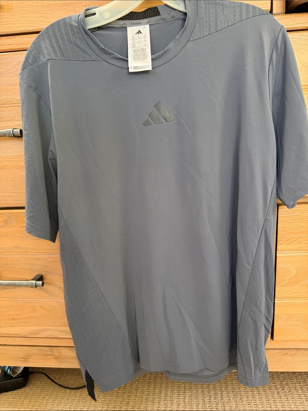 adidas Men's performance designed for training workout tee  Slate Gray